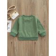 thumbnail image 3 of Licupiee Toddler Baby Boy Crewneck Sweatshirt Mama's Boy Long Sleeve Pullover Casual Sweater Fall Clothes, 3 of 6