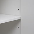 thumbnail image 5 of Llinc Store White Modern Buffet Cabinet with Storage, Fluted Sideboard Large Buffet with Adjustable Shelves, Credenza, Accent Cabinet Console Table, 5 of 9