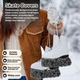 thumbnail image 1 of 2 fundas para cuchillas de patines de hielo, fundas de patinaje, equipo portátil y versátil, protectores de cuchillas de hielo, protector de patines Gris, 1 of 8