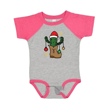 

Inktastic Christmas Cowboy Cactus Gift Baby Boy or Baby Girl Bodysuit