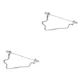 thumbnail image 3 of Baohd Mens Shirt Collar Bar Pin with Cravat Pin Clasps Link Brooch Chain Silver 7cm 2Set, 3 of 6