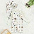 thumbnail image 2 of RUTAYY Toddler Boy Rash Guard Swimsuit Long Sleeve Swimwear Sunsuit Bathing Suit Beachwear Pool Tropical Beachwear, 2-3 Years, 2 of 3