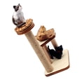 thumbnail image 1 of TEHAUX Mini House Wood Cat Tree Doll House Cat Tree Model Assorted Color 1 Set, 1 of 8