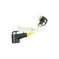 thumbnail image 5 of HIITIO 30 Amp to 50 Amp RV Generator Adapter Cord, 1FT NEMA TT-30P to NEMA 14-50R Adapter, 3 Prong 30A 125V Power Adapter, Heavy Duty for RV, Grip Handle 3750W STW 3/C 10AWG, Yellow, ETL Listed, 5 of 7