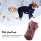 thumbnail image 5 of Traje de gatito de punto de cuello alto de dos patas para decoración de invierno para mascotas (rosa claro) Ehuebsd Para estrenar, 5 of 9