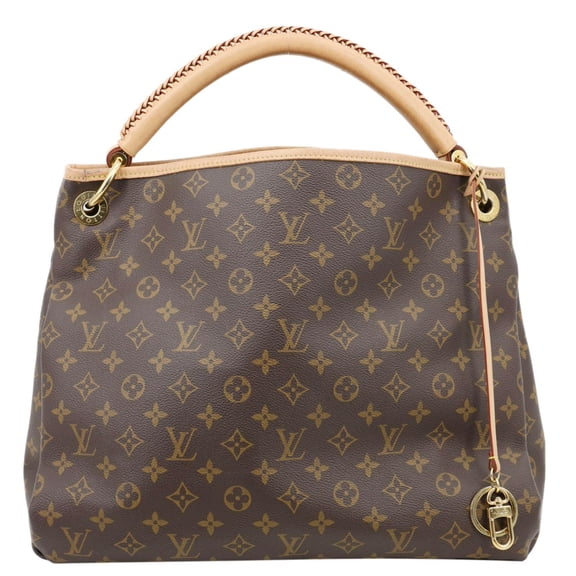 Pre-Owned Louis Vuitton Artsy MM NM Monogram Canvas Shoulder Bag Brown