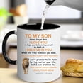 thumbnail image 5 of MissDaisy-Gift To My Son Mug - Lion Mug To My Son From Dad/Mom, Never Forget That I Love You Mug, Birthday, Christmas, Xmas, Birthday, Father's Day Coffee Tea Cup 11oz, 5 of 8