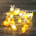 thumbnail image 1 of Cadenas De Iluminación Luz 20Lámpara de cortina LED Cuerda Conejo Alambre de cobre para suministros para fiestas de festivales (B) Wdftyju Para estrenar, 1 of 4
