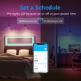 thumbnail image 4 of DAYBETTER Wifi LED Strip Lights, 50ft Music Sync Lights work with Alexa and Google Assistant，APP Voice Remote Control RGB Lights for Indoor Decor., 4 of 7