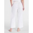 thumbnail image 3 of Joyspun Women's French Terry Knit Sleep Capri Pants, 25” Inseam, Sizes XS-3X, 3 of 5