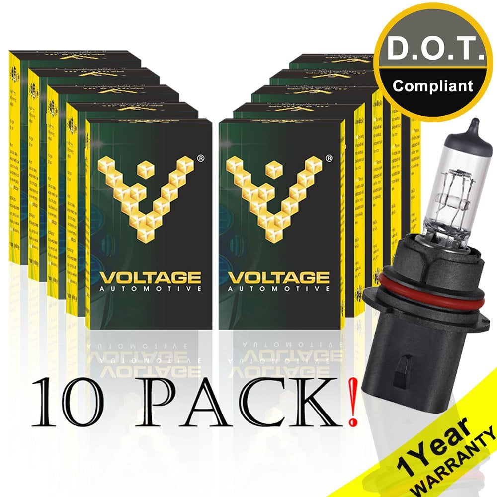 Voltage Automotive 9004 HB1 Headlight Bulb Standard OEM Replacement,Pack of 10