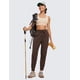 thumbnail image 3 of Pantalones CRZ YOGA Joggers Marrón de Cintura Alta 70 cm con Bolsillos, 3 of 5