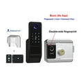 thumbnail image 2 of Door Lock, Waterproof Tuya Smart Door Lock Digital Password Double-sided Fingerprint Electronic Rim Lock For Outdoor Iron Gate Door ,Easy to Install, 2 of 7
