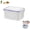 Blue-L, variant on 4 in 1 Food Storage Container, Fruit Storage Containers for Fridge, Fresh Berry Keeper with Removable Colander & Airtight Lid, Including Drain Basket Plastic Food Storage (Blue-S)