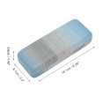 thumbnail image 4 of Unique Bargains 1 Pc Gradient EyeGlasses Case Durable Eyeglasses Storage Blue Gray, 4 of 5