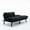 Black, variant on Modern Black Folding Sofa Bed / 800 lbs Weight Capacity