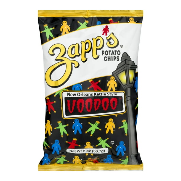 Zapp?s New Orleans KettleStyle Potato Chips, Voodoo 2 oz. Bags, 25