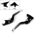 thumbnail image 1 of Adjustable Folding Extendable Brake Clutch Levers For Yamaha YZF R1 99-01 Red, 1 of 1