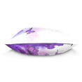 thumbnail image 2 of Purple Butterfly Flowers Square Throw Pillow Covers Couch Decorative Pillow Cases Outdoor Sofa Cushion Cover Modern Decor for Bed Living Room 20" x 20", 2 of 7