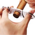 thumbnail image 3 of Stainless Steel COHIBA Cigar Cutter Metal Classic Cutter Guillotine Cigar Scissors Gift Puncher Cutting Knife Cigar Accessory (B), 3 of 7