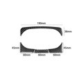 thumbnail image 4 of Carbon Fiber Rear Armrest Cup Holder Trim for Land Rover Discovery Sport 2015-19, 4 of 4