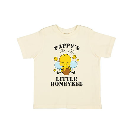 

Inktastic Cute Bee Pappy s Little Honeybee with Stars Gift Toddler Boy or Toddler Girl T-Shirt