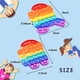 thumbnail image 2 of Among In Us Push Pop Bubble Fidget Silicona Fidget S Autismo Necesidades especiales Aliviador de estrés Apretar Sensorial Aliviar el estrés emocional para adultos mayores de 18 años (verde tie-dye) Xemadio WMCH-153, 2 of 7