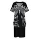 thumbnail image 3 of Morticia Addams-Normal Is An... Vestido holgado con bolsillos y manga larga, 3 of 6