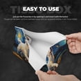 thumbnail image 5 of Lsque Vintage Starry Sky Labrador A Printed Long Tissue Box Cover Holder, Facial Paper Organizer Dispenser,Triangle with Bottom Belt, PVC Leather Decorative Organizer, 5 of 9