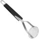 thumbnail image 2 of Manual Potato Masher 1Pcs Kitchen Gadget for Home Cooking Black Curved Holes Mashing Sweet Potatoes, 2 of 4