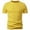 Yellow, variant on Jerdar Mens T-Shirts Short Sleeve Sweatshirt Casual Crewneck Textured Knit Pullover Tee Tops