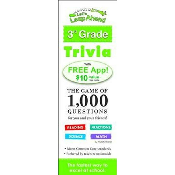 Let S Leap Ahead Let S Leap Ahead 3rd Grade Trivia The Game Of 1 000 Questions For You And Your Friends Paperback Walmart Com