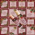 thumbnail image 5 of Colorful 80Pcs 8 Styles Christmas Lip Balm Sticker Red Flower Wreath Homemade Skincare Products Self-Adhesive Waterproof Lip Balm Labels Stickers for Tube Containers Cosmetics Lipsticks (5cm/2inch), 5 of 9