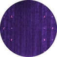 thumbnail image 1 of Ahgly Company Indoor Round Abstract Purple Contemporary Area Rugs, 4' Round, 1 of 4