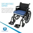 thumbnail image 4 of Dynarex EverSoft Foam Cushion, High Density Foam Wheelchair Cushion Provides Comfort, Relieve Painful Pressure Sores, 300lb Weight Capacity, Blue/Grey, 20” x 16” x 3” 1-Dynarex Ever-Soft Foam Cushion, 4 of 7
