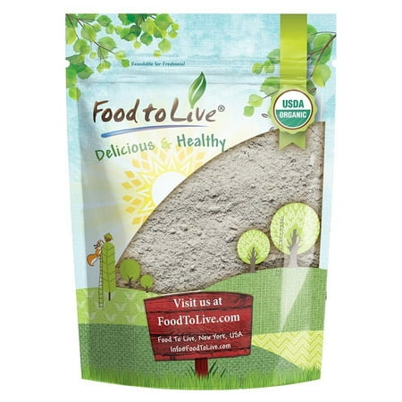 - Organic Dark Rye Flour, 8 Ounces - Whole Grain, Non-GMO, Kosher, Raw, Vegan, Bulk, Stone Ground, Great for Baking Bread, Product of the USA - by Food to Live