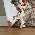 thumbnail image 5 of Sun Zero Irma Vintage Floral Blackout Grommet Curtain Panel, 40"X63", Stone, 5 of 8