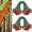 Red, variant on 25 Pcs 20 Inches Christmas Garland Ties with Balls Decorative Twist Ties for Banister Stairs Railing Reusable Flexible Twist for Home Xmas Holiday Decor Gift Craft Wrapping(Red)