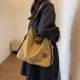 thumbnail image 2 of Hugtrwg Unisex Versátil Vintage School Bag Student Casual Shoulder Bag Mochila (Caqui), 2 of 8