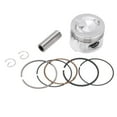 thumbnail image 1 of Piston Assembly Kit, Wearproof Steel Alloy Rustproof Temperature Resistance Piston Ring Set  For GY6-80CC Go Karts Scooters ATV UTV Motorcycles, 1 of 8
