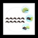 thumbnail image 5 of Muebles de Casa en Miniatura, 20 Piezas, PequeñO Adorno de Puente de Bambú, Accesorios para , Banco de JardíN, Figuras de BonsáI, 5 of 5