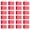 red, variant on 24 Pcs Whiteboard Eraser Bone Shape Board Cleaner Dry Erases Board Eraser For Workstations Schools Office