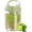 Green, variant on Fridge Water Pitcher with Spout & Fruit Infuser – 2L BPA-Free Cold Drink Dispenser with Handle for Juice, Tea, Lemon Water – Portable Jug for Camping, Picnic, Party (Green)