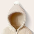 thumbnail image 6 of YDFCWXW Baby Girl Winter Hooded Jumpsuit Romper Baby Warm Snowsuit Clothes Set (Beige, 18-24 Months), 6 of 7