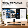 thumbnail image 4 of Deco Gear 40" Curved Ultrawide IPS Monitor, 5120×2160 5K2K, 21:9, 75Hz, 6ms, HDR, Adaptive Sync, USB-C, HDMI, DisplayPort, PIP/PBP, Ergonomic Stand, 4 of 7