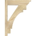 thumbnail image 3 of Ekena Millwork 6"W x 22"D x 30"H Merced Rough Sawn Traditional Outlooker, Douglas Fir, 3 of 4