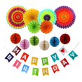 thumbnail image 2 of Con Linterna China Y Decoración De De Cumpleaños De Remolino Colgante Macarena Fuentes de la fiesta de cumpleaños, 2 of 8