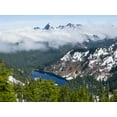 thumbnail image 2 of Wild, Jamie and Judy 24x19 Black Ornate Wood Framed with Double Matting Museum Art Print Titled - Washington State-Central Cascades Kaleetan Peak and Pratt Lake, 2 of 4