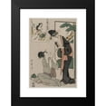 thumbnail image 2 of Kitagawa Utamaro 11x14 Black Modern Framed Museum Art Print Titled - Chushingura: Act V of the Storehouse of Loyalty (Late 1790s), 2 of 5