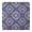 Blue Ethnic Paisley, variant on Blue Floral Ornament Pattern Square Fitted Tablecloth with Elastic Edge,Square Table Cover,Washable Elastic Table Cover for Home Kitchen Party Decor 34"x34"